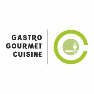 Das Motiv bildet gesamtheitlich die Form eines Rechtecks, besteht jedoch simpel aus Schrift (links) darauffolgend sieht man eine optische Unterbrechung, welche mit einer Linie dargestellt wird. Rechts befindet sich die Bildmarke des Logos in Form von zwei Kreisen bei denen der innere in pastelpistazien Farbe eingetaucht ist und eine Aussparung hat bei denen sich eine Gabel und ein Messer kreuzen. Der äußere Kreis ist in pistaziengrün und mit einer Unterbrechung gespickt die an die Form des Buchstabens G erinnern soll.