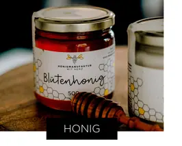 Honig im Shop von Honigmanufaktur mit Herz