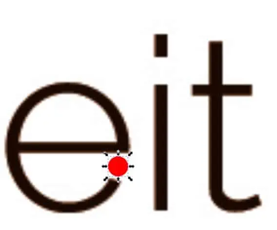 Bildliche Erklärung Mindeststrichstärke