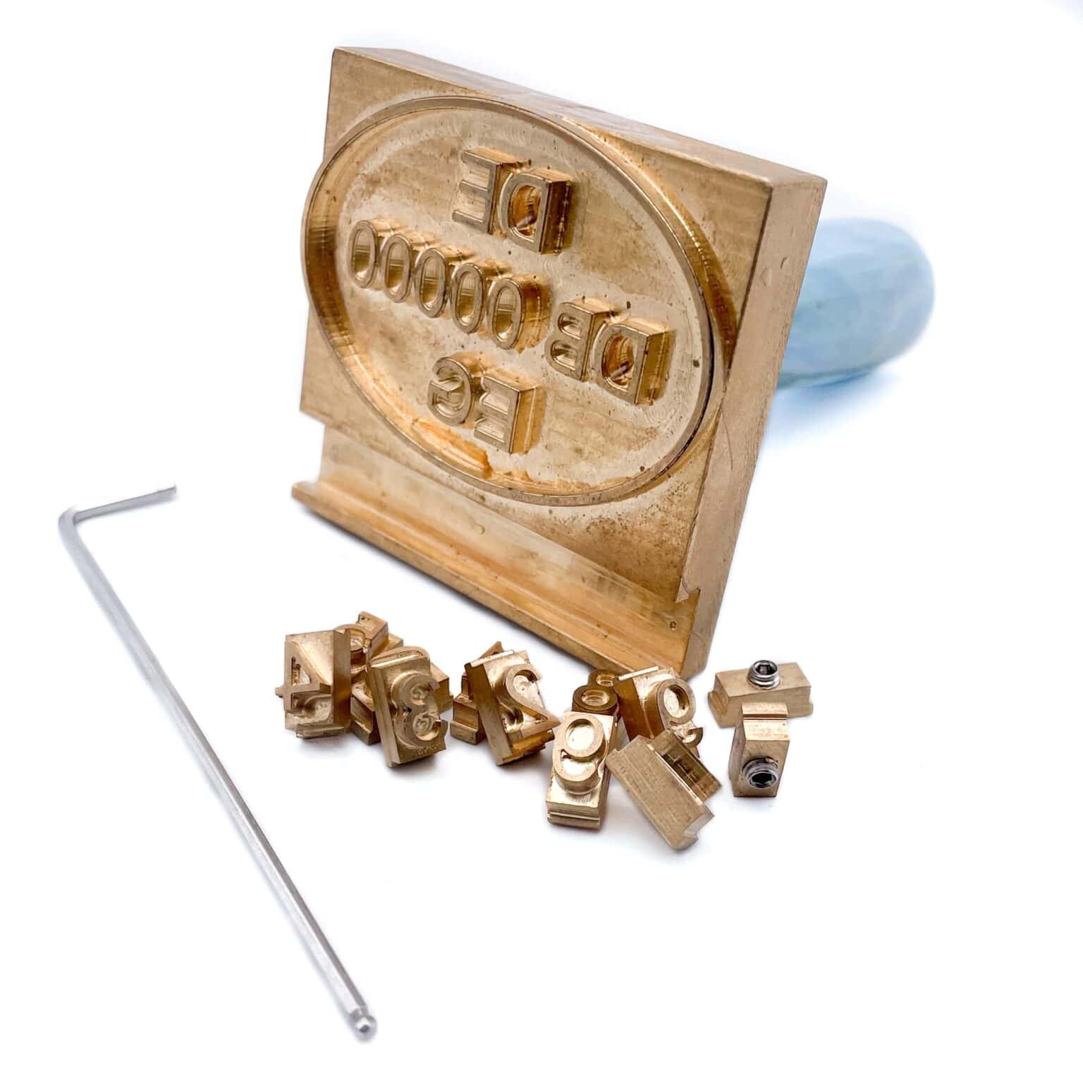 Ziffernstempel 5x4mm Mit 8 Rollbändern - Nummerierungsstempel Für Büro & Dokumente