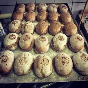 Kundenfoto: Burger Buns mit Logo Brennstempel