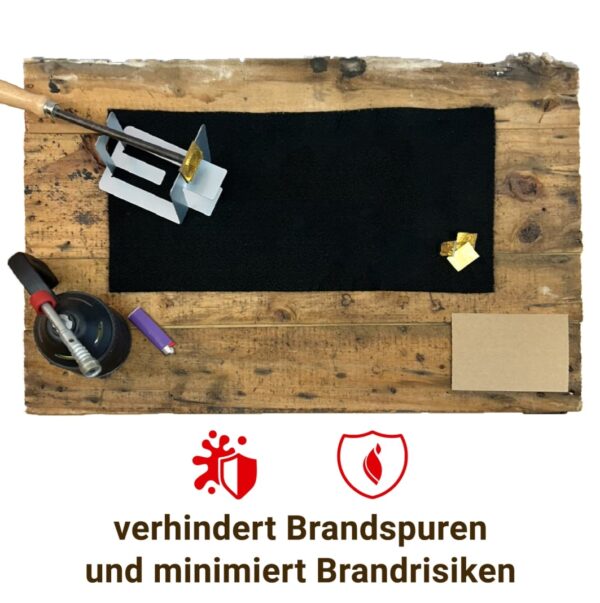 Feuerfeste Unterlage für Brandstempel 50x25 cm – Bild 3