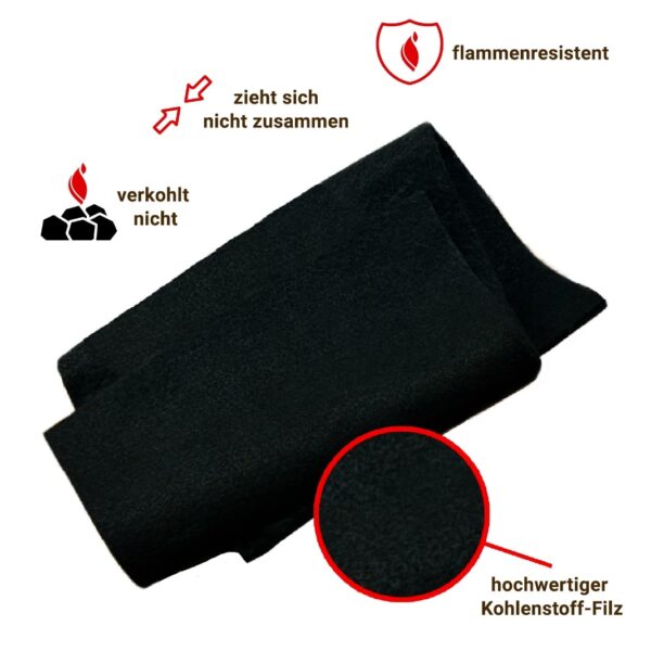 Feuerfeste Unterlage für Brandstempel 50x25 cm – Bild 2
