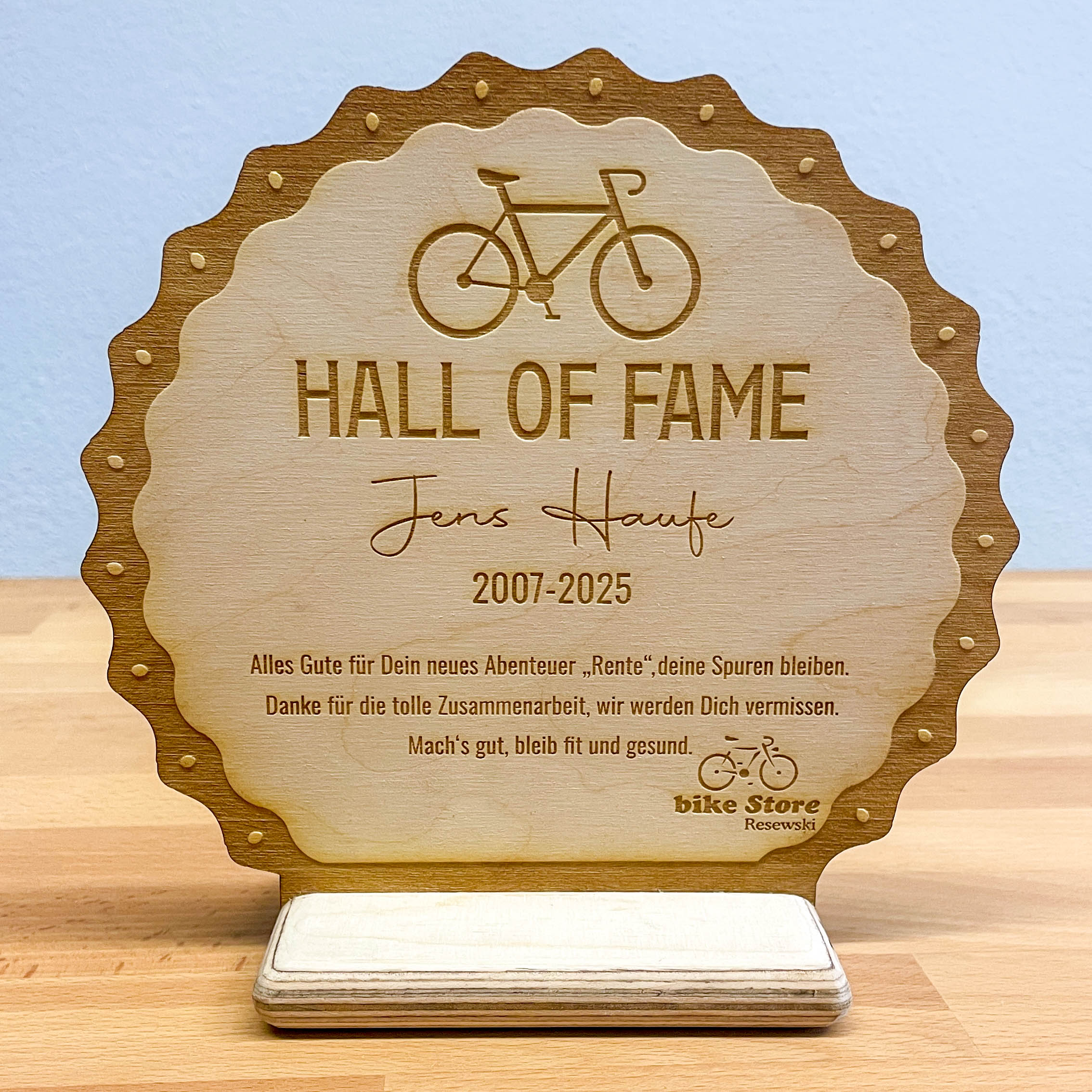 Holzpokal Individuelle Sonderanfertigungen