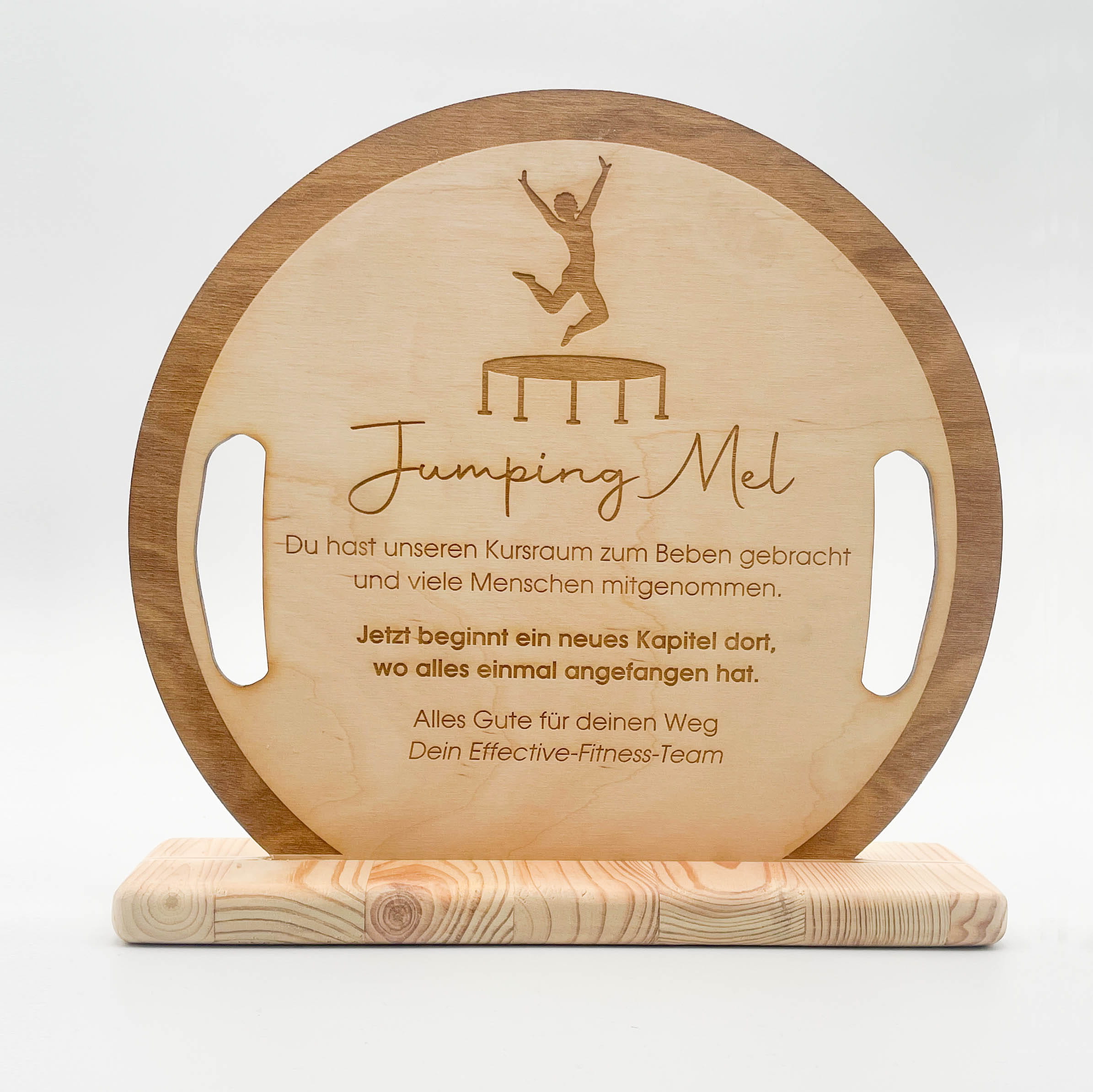 Besondere Ehrungen & Erinnerungsstücke Holzpokal